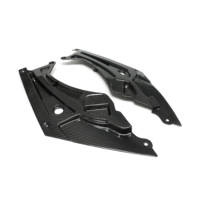 Plaque de protection de phare en fibre de carbone sèche 100% pour BMW G80 G81 G82 G83 M3 M4 2021-2023, revêtement intérieur en fibre de carbone
