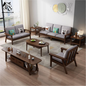 Suministro directo de fábrica, el más barato, personalizable, en stock, dropshipping, sofá de hotel, nuevo diseño, muebles de sala de estar, sofá de madera para sala de estar - Product Image 6