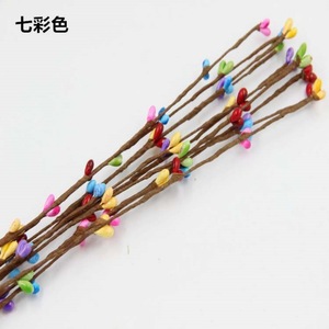 ดอกไม้แห้งประดิษฐ์ พวงดอกไม้แห้งสีเขียว ขนาด 40 ซม. พวงดอกไม้สั้นสำหรับงานแต่งงาน วัสดุทำพวงหรีด - Product Image 2