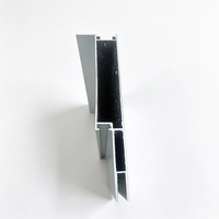 Cadre de boîte lumineuse en aluminium extrudé anodisé sur mesure, fabrication en gros, OEM pour signalétique de magasin de café commercial