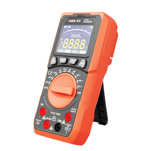 มัลติมิเตอร์ดิจิตอล VICTOR 970 True RMS, 5999 ค่าการวัด, หน้าจอสี 2.4 นิ้ว, แบตเตอรี่ลิเธียม, เครื่องทดสอบความจุไฟฟ้า CAT II 600V 60mF - Product Image 4