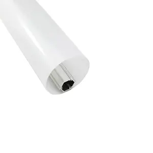 Lampu Led Bentuk Bulat 360 Derajat Aluminium, Lampu Tabung Sudut Sorot, Profil Aluminium Led Gantung untuk Strip Led