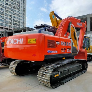 Excavatrice d'occasion Hitachi ZX200 de 20 tonnes d'origine japonaise pour le terrassement, moteur Isuzu, boîte de vitesses importée - Product Image 1