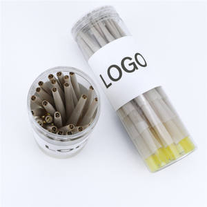 ขวดโหลพลาสติกใสอเนกประสงค์ใช้สำหรับบรรจุภัณฑ์ทรงกรวยกระดาษควัน - Product Image 1