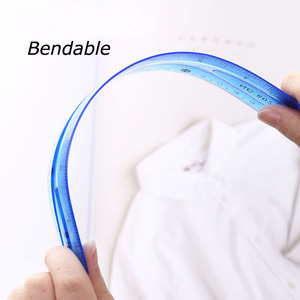 Règle pliable droite en PVC souple de haute qualité, écologique, 20 cm, avec logo OEM, pour la publicité et la promotion des étudiants - Product Image 5