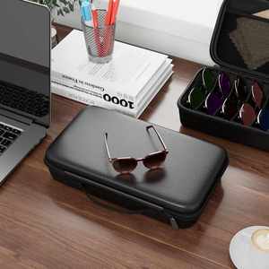 Estuche Organizador de Gafas de Sol OEM con Cierre, 8 Compartimentos, Caja de Almacenamiento de Gafas de Viaje con Ranuras Ajustables - Product Image 3