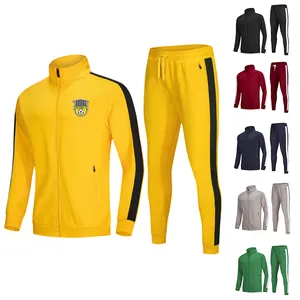 New design wholesale Quality All Clubs Football Club Long Sleeve Training Tracksuit Men's Football Soccer Jacket