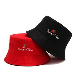 Custom Embroidery Logo Designer Fisherman Bucket <b>Hat</b> With Custom Logo for Kids Men Women - Product Image 4