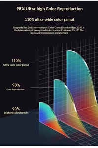 Écran de projection <span class=keywords><strong>suspendu</strong></span> au <span class=keywords><strong>plafond</strong></span> ALR Fresnel de 72 pouces, ultra-clair, anti-lumière, gain élevé, pour cinéma maison - Product Image 3