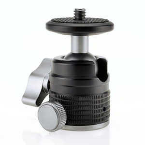 Mini cabezal esférico de aleación de aluminio con cierre abatible para soporte de trípode de cámara digital - Product Image 5