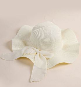 Sombrero de paja de verano para mujer al por mayor, de ala ancha con cinta, ideal para pesca, viajes y ciclismo - Product Image 2