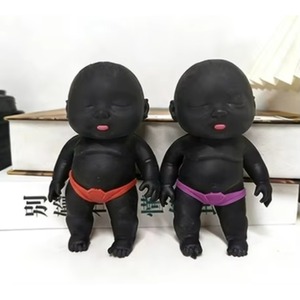 Muñeca de TPR Suave del Tamaño de la Palma de la Mano, Rellena de Arena, de Rebote Lento, Agradable al Tacto y Elástica, Juguete Antiestrés para Juegos de Imitación - Product Image 1