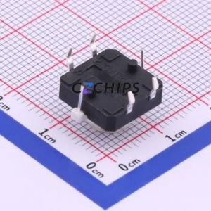 K6-1212A06 Tactile Switch Through hole Component (THT)-6P,12x12mm Switch 1.6N Through Hole 12mm 12mm - Product Image 2