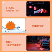 Feux de signalisation magnétiques d'urgence à LED pour voiture, camion, bateau, feux de sécurité, feux de camp clignotants.