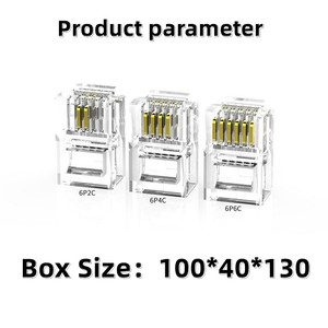 Exw Chất lượng cao <span class=keywords><strong>RJ11</strong></span> kết nối cắm 6p2c <span class=keywords><strong>RJ11</strong></span> 6P4C 6P6C <span class=keywords><strong>RJ11</strong></span> kết nối - Product Image 5
