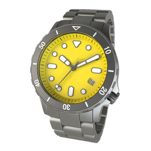 นาฬิกาข้อมือคริสตัลแซฟไฟร์อัตโนมัติสำหรับบุรุษนาฬิกาไทเทเนียม NH35 Dive - Product Image 3