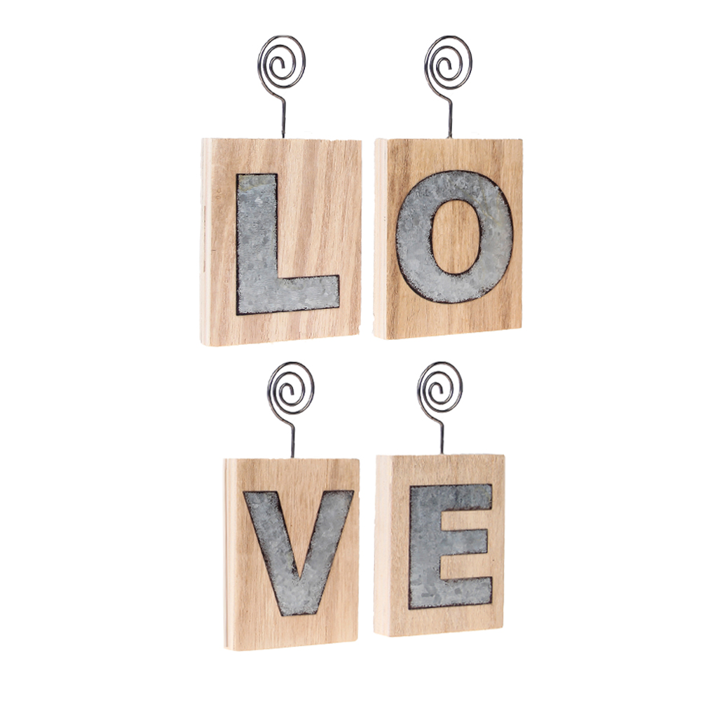 Украшение стол Памятка настольная деревянная основа карта Примечание фото держатель зажимы