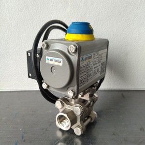 Actionneur pneumatique à simple ou double effet AT Air Torque, à bille filetée en acier inoxydable avec solénoïde UNIWO DN15-DN100 à Pne - Product Image 1