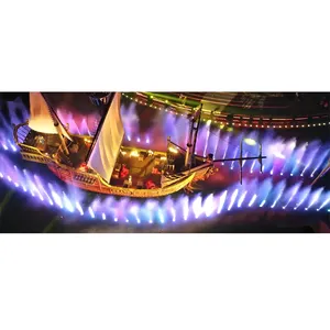 Fontaine de bateau Vietnam avec écran de cinéma d'eau - Product Image 1