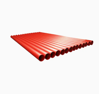 Tuyaux de structure en acier au carbone peints en rouge ASTM A53 ERW pour la lutte contre les incendies de Tianjin Baolai Steel UL/FM