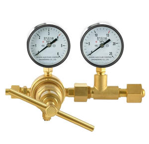 Válvula de control de gas industrial CGA 580 Regulador de presión de nitrógeno Válvula reductora de presión de oxígeno de gas - Product Image 1