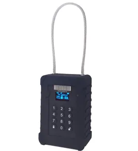 ToTarget IP67防水智能电子隐藏式挂锁，带GPS GSM跟踪器锁