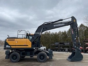Nueva Excavadora de Ruedas Hyundai HW210 con Motor Cummins, Bomba y Engranajes Kawasaki, Alta Eficiencia, Capacidad de Cucharón de 1m - Product Image 3