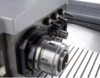 Tour CNC automatique horizontal ST125 à double broche de haute précision avec commande Fanuc, banc plat et prix compétitif