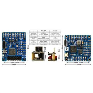ตัวควบคุมการบิน Matek F411-WTE STM32F411CEU6 100MHz BMI270 IMU AT7456E OSD SPL06-001 บารอมิเตอร์ 2~6S INAV สำหรับโดรนแข่ง - Product Image 4