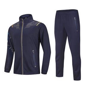 <span class=keywords><strong>2023</strong></span> 2024 otoño 100 traje de entrenamiento de tela de poliéster ropa de fútbol ropa deportiva de media cremallera chaqueta de chándal de fútbol para mujer - Product Image 1