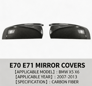 ชุดสปอยเลอร์หน้าสำหรับ BMW X5 X6 E70 E71 2007-2013 กระจกมองข้างกันชนหน้า - Product Image 4