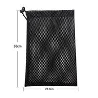 Sac de golf à cordon de serrage grande capacité, multi-tailles, en nylon, pour balles de golf – Vente chaude