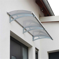 Auvent de fenêtre et de porte en aluminium de haute qualité, facile à installer