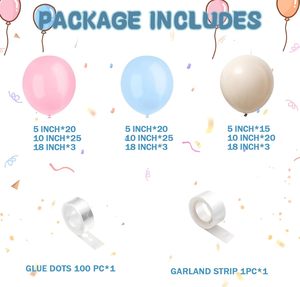 Gender Reveal Party <b>Decorations</b> Latex Pink Blue <b>Balloon</b> Garland Kits Wall Birthday Party Supplies Baby Shower Arch Kit - Product Image 2