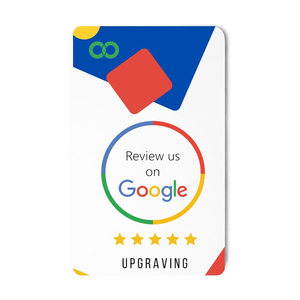 Business NFC Smart Tap Card 13,56 MHz Impermeable PVC Fácil de usar Pago reutilizable NFC RFID Código <span class=keywords><strong>QR</strong></span> para revisión de redes sociales - Product Image 1