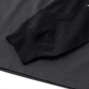 Camiseta de manga larga de doble capa con logotipo de impresión personalizada de High Street, camisetas Vintage de talla grande para hombre - Product Image 6