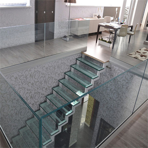 Ultime Novità: Scale <span class=keywords><strong>in</strong></span> <span class=keywords><strong>Vetro</strong></span> Moderne Antiruggine con Chiglia Centrale, Design Lineare, Facile Installazione per Balconi di Ville - Disponibile all'Ingrosso - Product Image 1