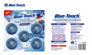 Désodorisant pour toilettes Blocs bleus pour réservoir Bloc désodorisant pour lavabo Bloc nettoyant automatique pour cuvette de toilettes Comprimés pour toilettes - Product Image 4