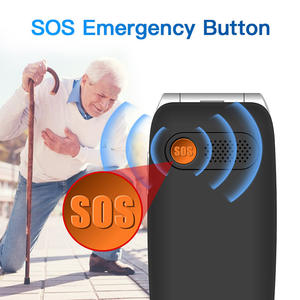 Téléphone portable à clapet UNIWA V202T Global 4G pour seniors, <span class=keywords><strong>double</strong></span> écran 2,<span class=keywords><strong>4</strong></span> pouces et 1,77 pouces, bouton SOS, clavier - Product Image 5