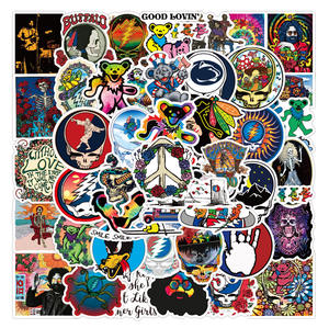 50 autocollants graffiti imperméables, autocollants décoratifs DIY pour bagages, <span class=keywords><strong>casque</strong></span>, décoration extérieure de voiture - Product Image 2