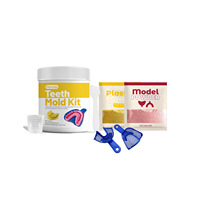 Kit de Decoración Dental de Marca Propia para que Puedas Crear un Modelo Dental, Material de Masilla para Moldes Dentales, Juego de Modelos de Yeso Dental