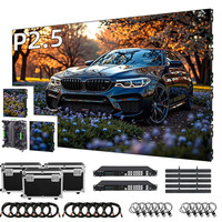 Pantalla LED de Alquiler para Exteriores de Instalación Rápida R&E, P2.5 Impermeable, Panel de Video LED Grande de 500x1000mm, Alta Frecuencia de Actualización, para Escenarios