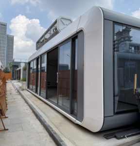 Casa Contenedor de Acero Prefabricada de Lujo, Hotel Moderno Modular con Sistema Inteligente, Transpirable, Resistente a la Intemperie, para Viajes y Vivienda UACH001 - Product Image 3
