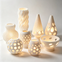 Abat-jour imprimé en 3D personnalisé, couvercle de lampe décoratif ajouré, abat-jour LED pour la décoration de la maison, accepte la conception personnalisée