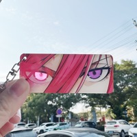 Porte-clés en acrylique créatif DIY, œil d'anime, sangle, marchandise fabriquée par les fans, Yoichi Isagi, porte-clés transparent
