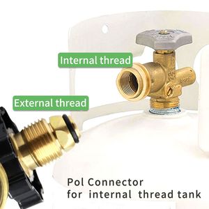 POL đầu vào 2 giai đoạn điều chỉnh khí Propane với máy đo áp suất - Product Image 5