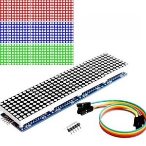 Módulo de matriz de puntos LED Max7219, placa de visualización 4 en 1 para microcontrolador, montaje en PCB - Product Image 4