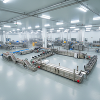 LTK Volledig Automatische Hoog-Efficiënte Friet- en Chipsproductielijn Warmtewisselaar 50-5000kg Capaciteit Originele Fabriek