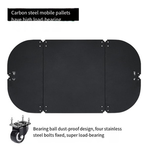 Factory Stainless Steel Modern Eco-friendly Mobile Pallet for Metal Planting Box Flowerpot Garden <b>Bed</b> Load-bearing - Product Image 2