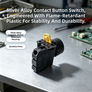 Interruptor de Botón Pulsador de Tipo Empotrado con Autorreinicio IDEC Izumi YW1B-M1E 10A IP40 Contactos de Aleación de Plata Resistentes a la Corrosión - Product Image 5